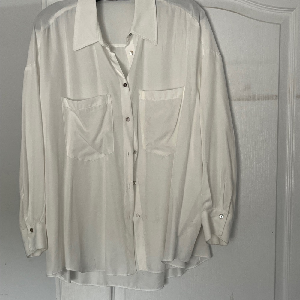 Classic White Men's Shirt